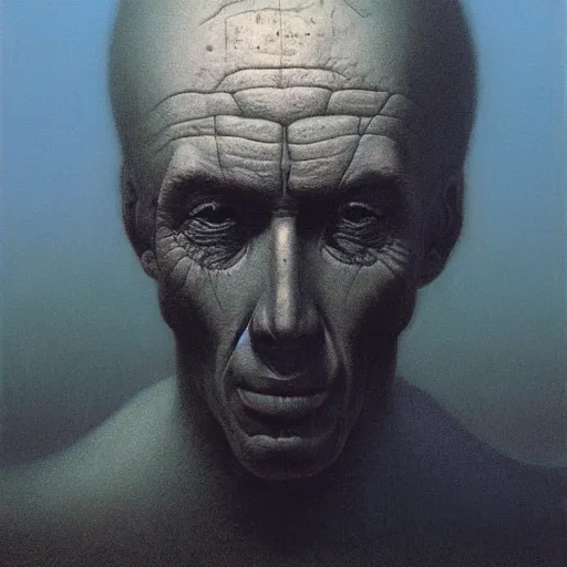 Image similar to axel from kingdom hearts, by zdzislaw beksinski, oil on canvas