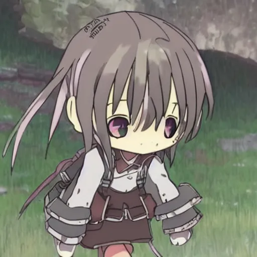 Image similar to made in abyss, chibi