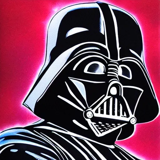 Prompt: darth vader by neil gaiman