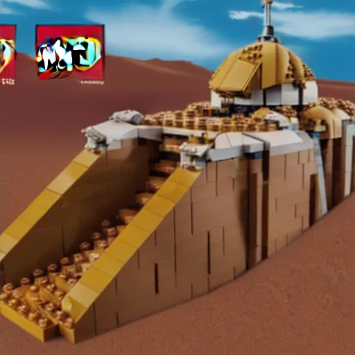 Prompt: lego set of the movie dune