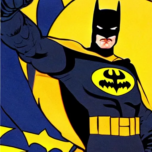 Image similar to Burt Reynolds as Batman