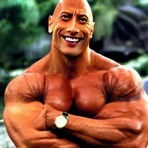 Image similar to dwayne johnson in rugrats