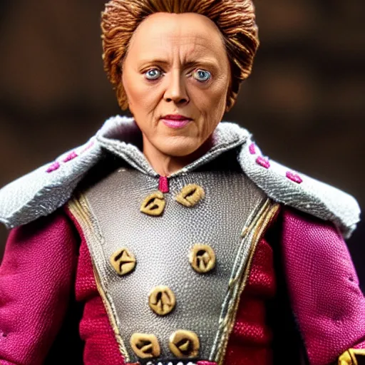 Image similar to action figure of christopher walken from the wiz movie, 4 k, highly detailed, award winning, look at all that detail!