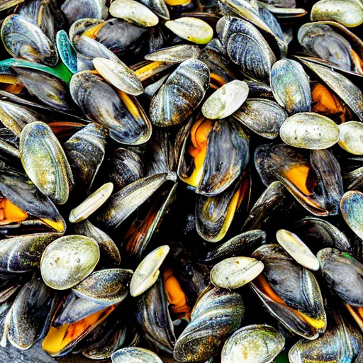 Image similar to horse mussel reef