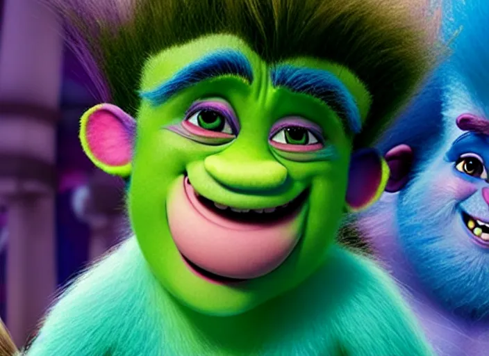 Image similar to film still of walter in trolls 2 : world tour movie 2 0 2 0, 8 k