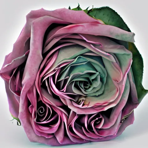 Image similar to two - colored rose chimera