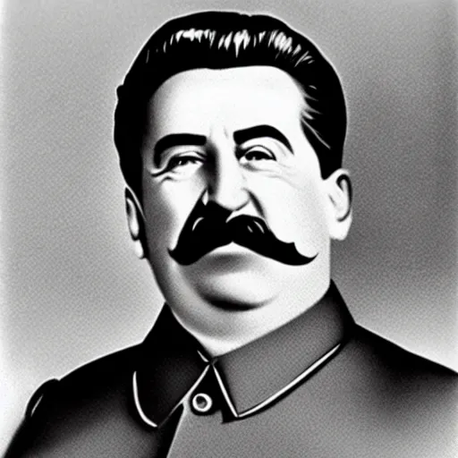 Prompt: stalin in corporate memphis style
