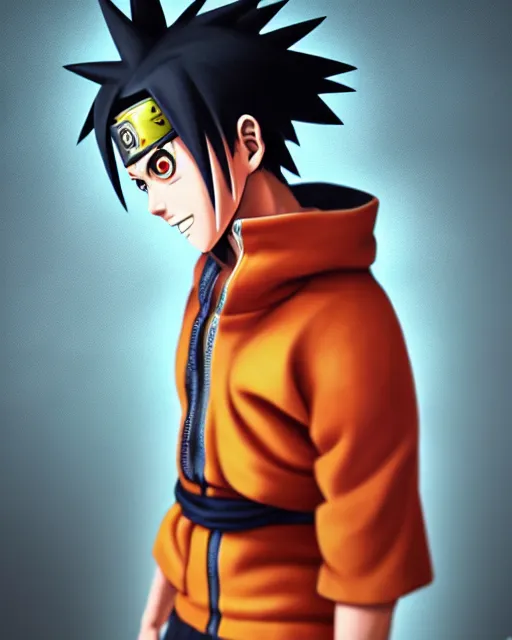 sasuke and naruto render