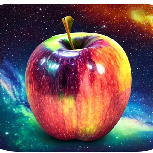 Image similar to galaxy apple