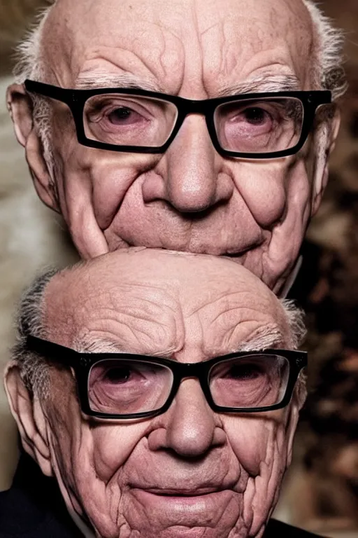 Prompt: rupert murdoch as an all - seeing monster, photorealistic, cinematic lighting, highly detailed, very intricate, by guillermo del toro and hr giger