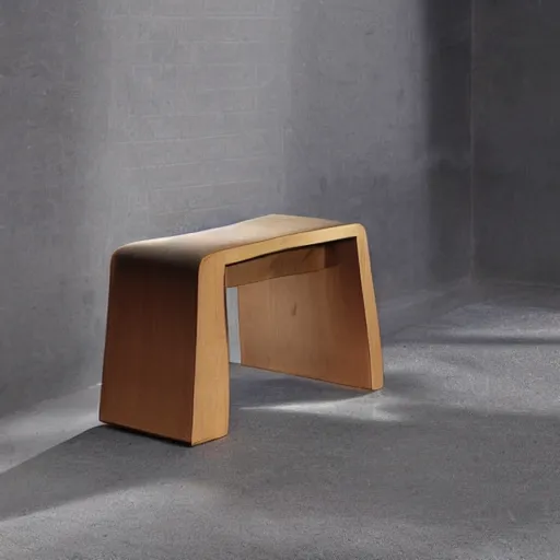 Image similar to the mandarinella stool by tadao ando