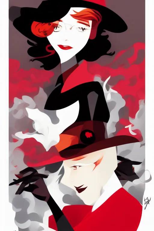 Image similar to carmen sandiego by sho murase