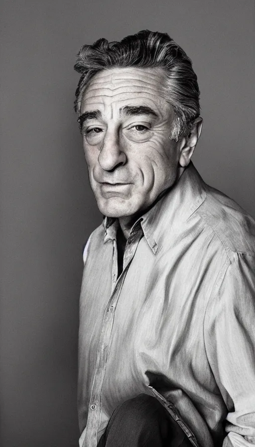 Prompt: portrait of Robert DeNiro, full height