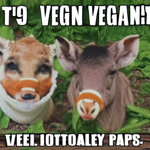 Image similar to vegans meme