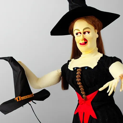 Image similar to animatronic witch