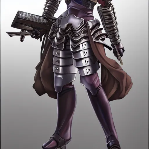 Image similar to Sakura Matou as a sister of battle from 40k, realistic shaded, Ilya Kuvshinov, Rob Rey, Giuseppe Dangelico Pino, Kentaro Miura. Anime. Fine details face. Fine details armor.