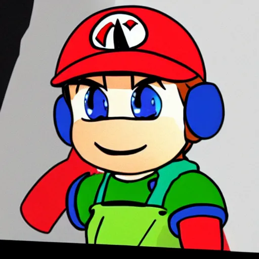 Prompt: jeffy from supermariologan in anime style