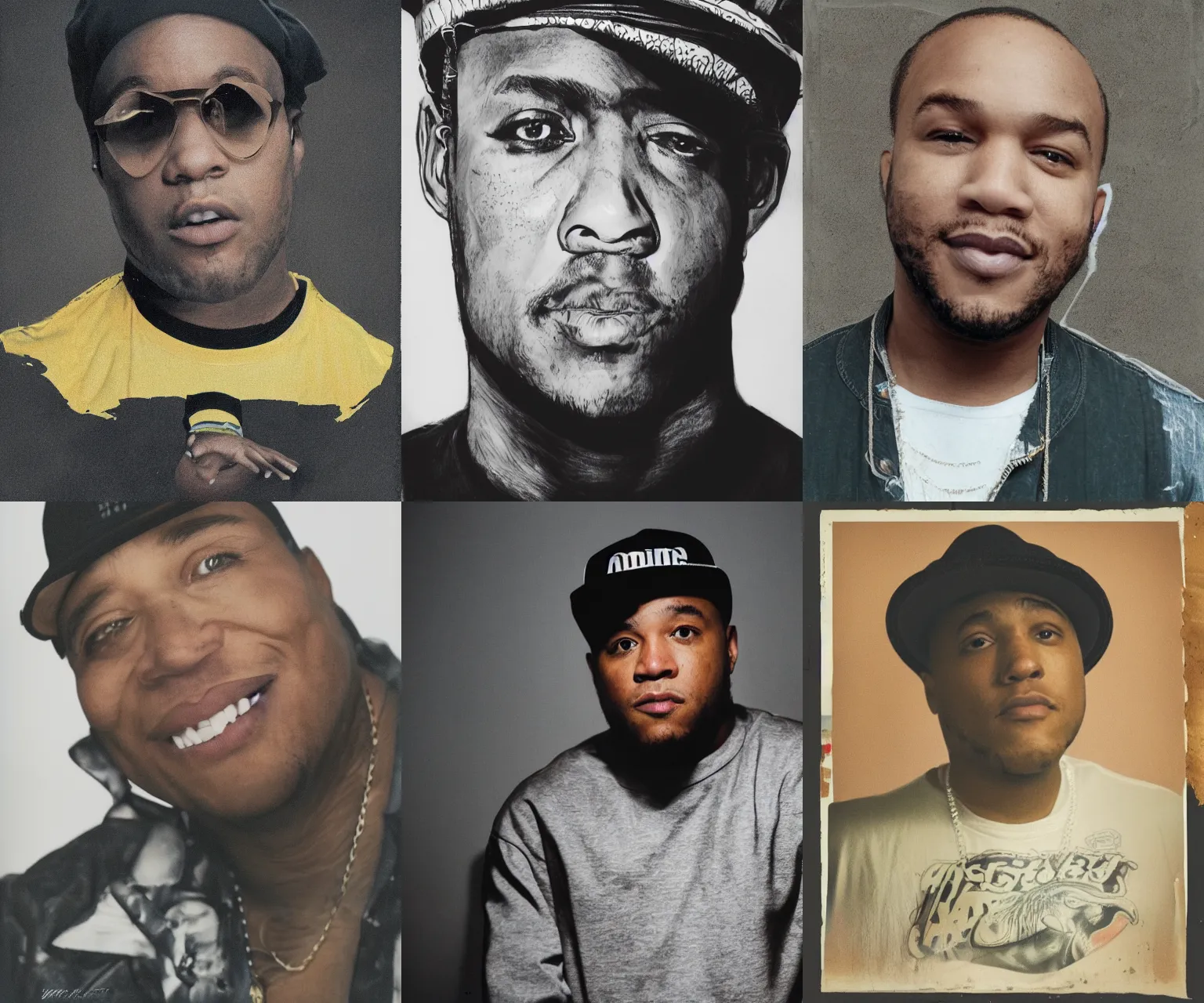 Image similar to cinecolor portrait of rapper styles p