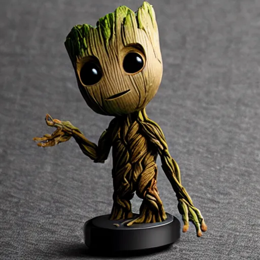 Image similar to baby groot robot dark