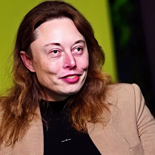 Prompt: Elon musk as a woman