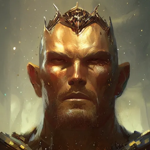 Prompt: mechanical king of multiverse, portrait, elden ring, by greg rutkowski