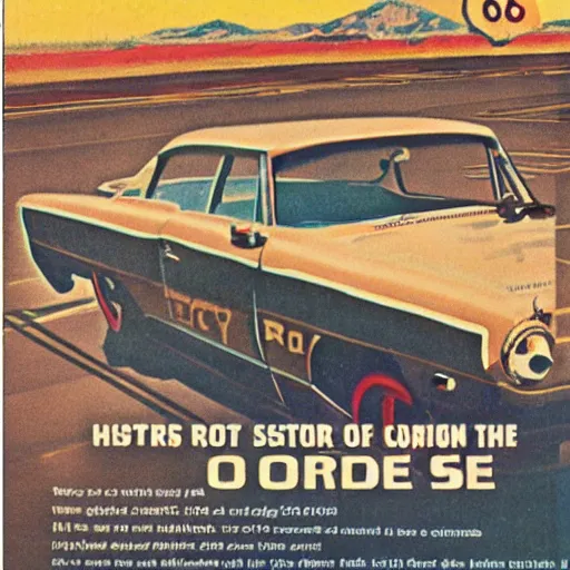 Image similar to history of route 6 6, idea magazine 1 9 6 6