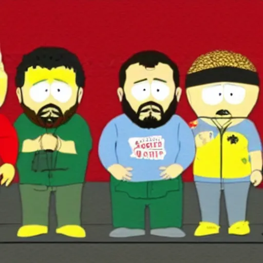 Prompt: Matteo Salvini in south park