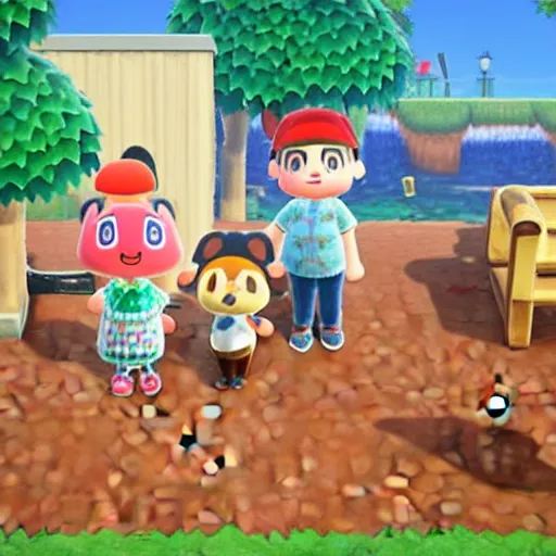 Image similar to animal crossing silvio berlusconi cute