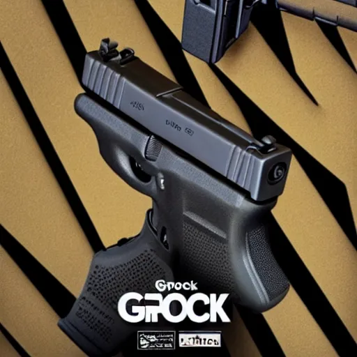 Image similar to Glock 19 movie poster, made by Pixar studios