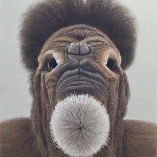 Prompt: camel joe, hyperrealism self portrait