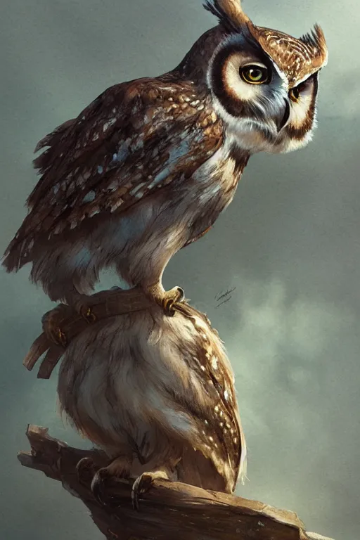 Image similar to owl, water color, D&D, fantasy, highly detailed, digital painting, artstation, concept art, matte, sharp focus, illustration, art by Ivan Gantschev and Greg Rutkowski