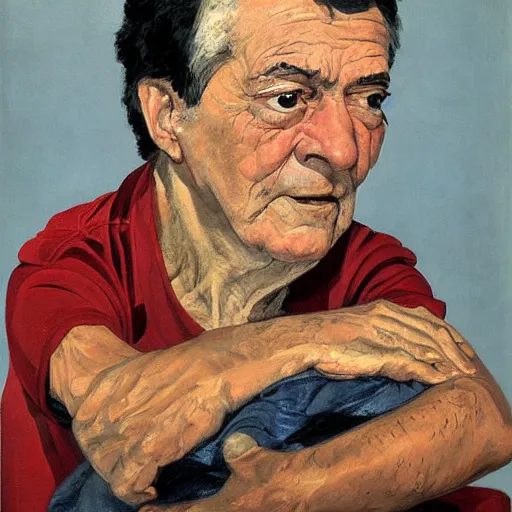 Prompt: portrait of durao barroso, painting by paula rego, high detail, high resolution