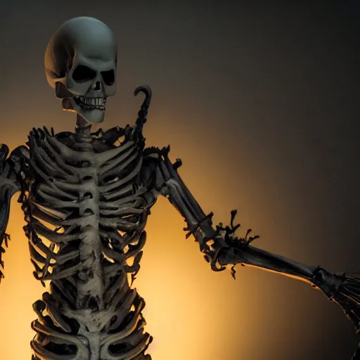 Prompt: spooky scary skeletons movie still, cinematic, photorealistic, extreme detail, sharp focus, 8 k, intricate, hyper detailed, realistic, cinematic lighting