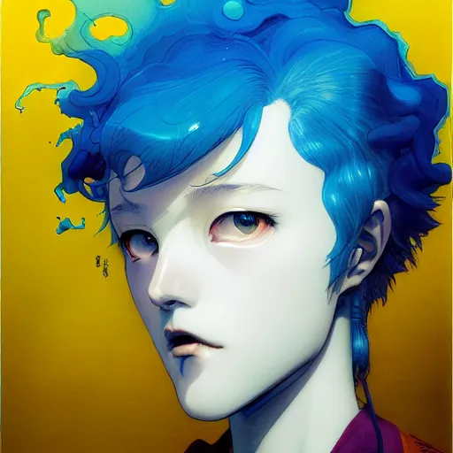 Prompt: prompt : azure lightning portrait soft light painted by james jean and katsuhiro otomo and erik jones, inspired by evangeleon anime, smooth face feature, intricate oil painting, high detail illustration, sharp high detail, manga and anime 1 9 9 9