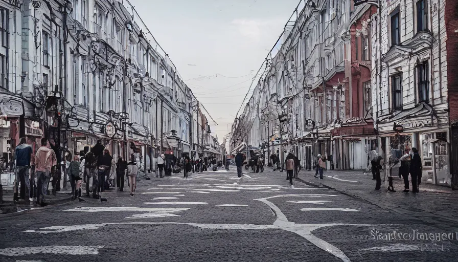 Image similar to moonwalker photo, lunar busy street, city street on the moon, st. petersburg, a detailed photo of a future norilsk street base, sci fi, street moon landscape, 8 k