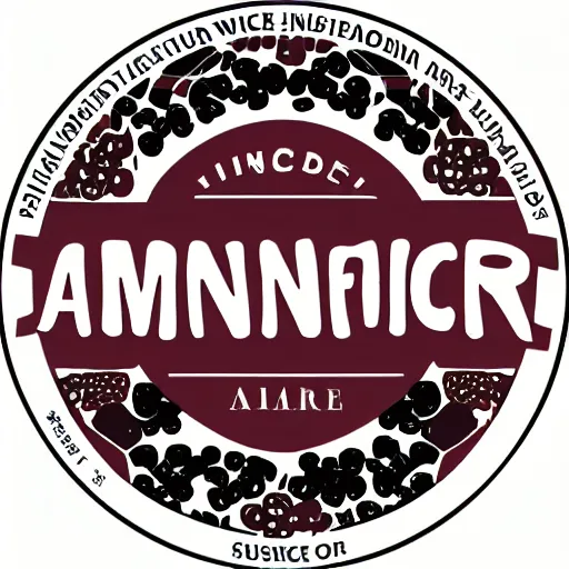 Image similar to a vector logo of a wine business, illustrator