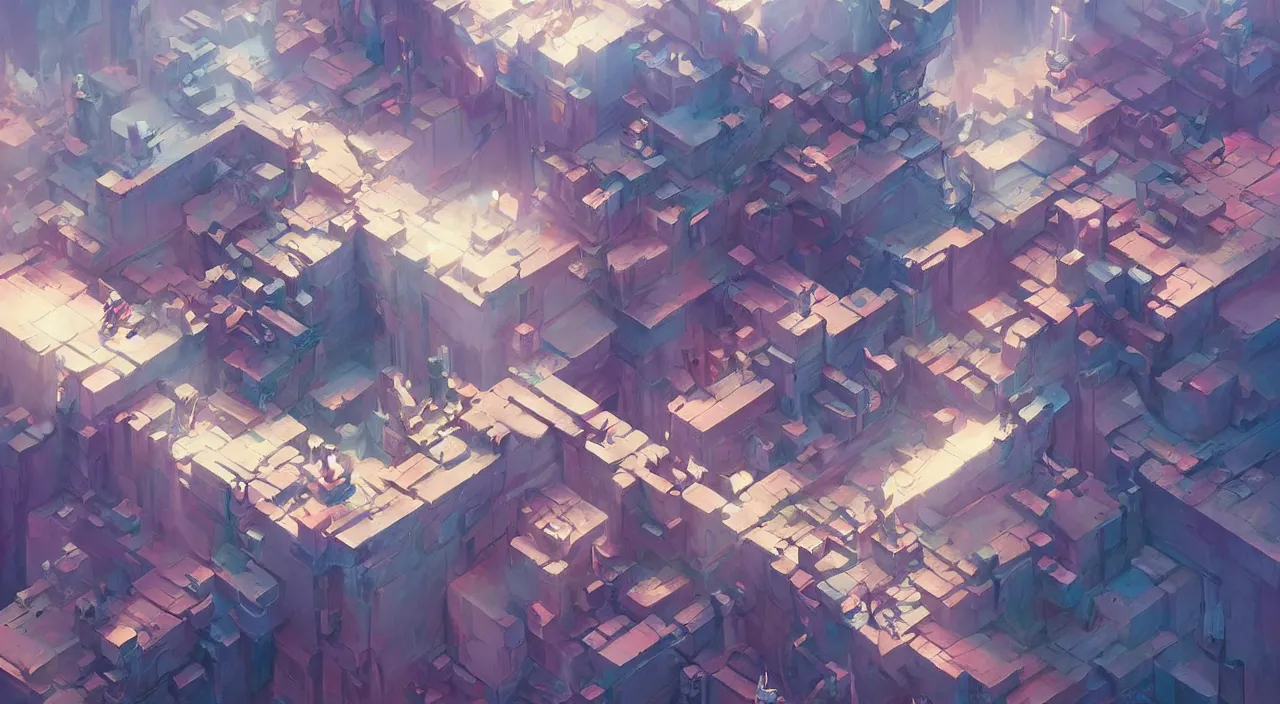 Image similar to flag colored wall fortress greeble illusion landscape wonderworld paradize, behance hd by jesper ejsing, by rhads, makoto shinkai and lois van baarle, ilya kuvshinov, rossdraws global illumination