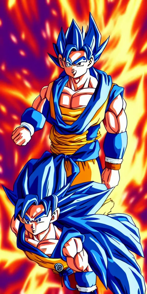 Image similar to filipina woman, heavy set charging up, turning into super saiyan, dragon ball super, full body portrait, single character, akira toriyama