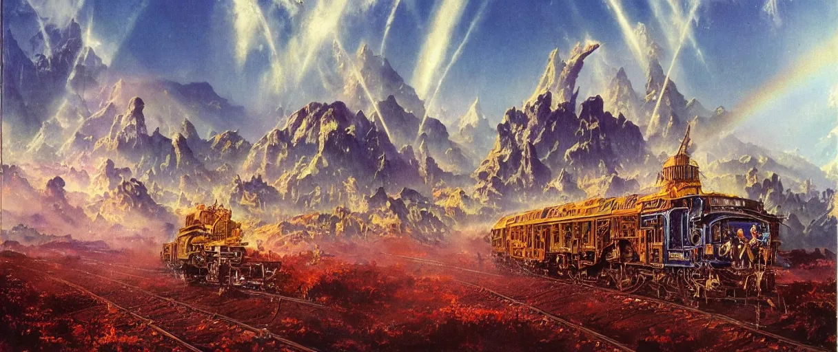 Image similar to 🚊 🌈 🎍 🎟 💥 😰, Bruce Pennington