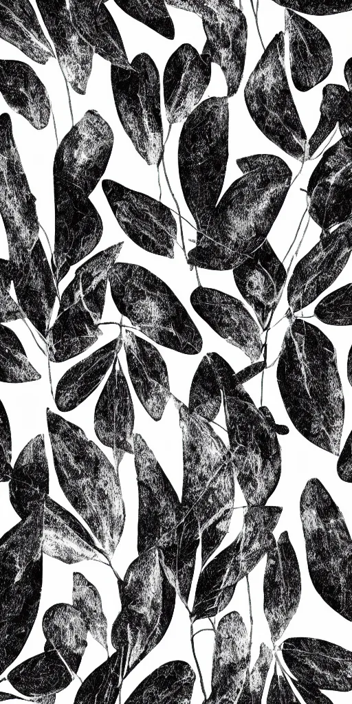 Image similar to abstract simple plant background texture black and white digital painting
