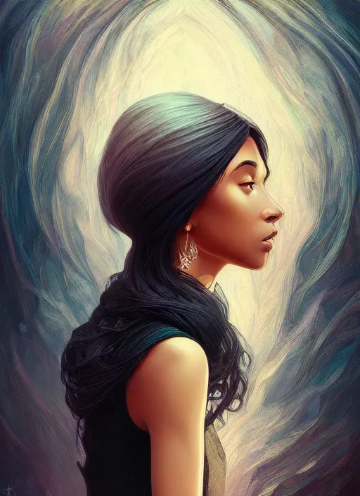 Prompt: handsome young black women with shoulder length white hair, half body shot, path traced, highly detailed, high quality, digital painting, alena aenami, lilia alvarado, shinji aramaki, karol bak, alphonse mucha, tom bagshaw