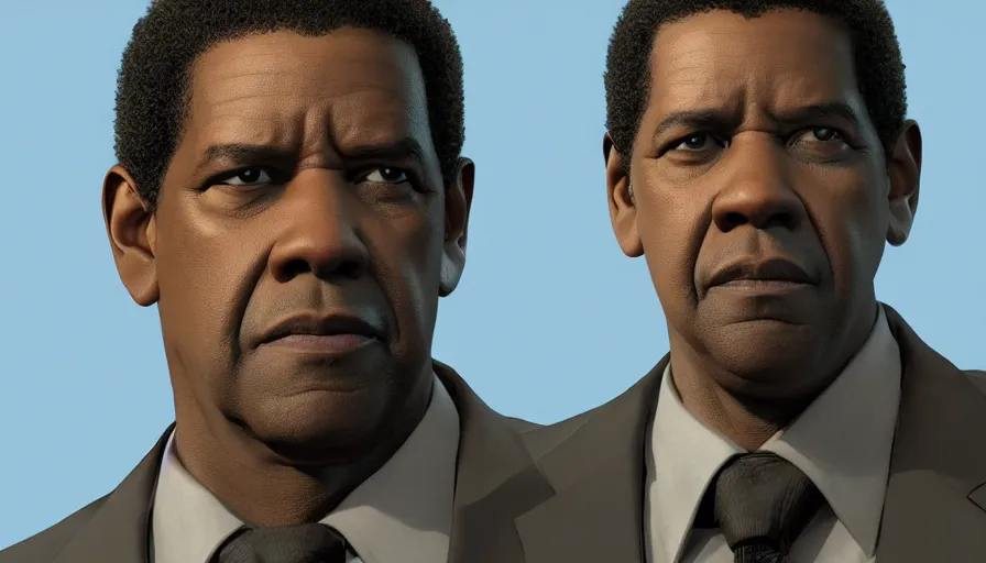 Prompt: Denzel Washington in Men In Black, hyperdetailed, artstation, cgsociety, 8k