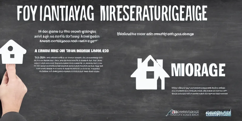 Prompt: advertisement for a mortgage broker