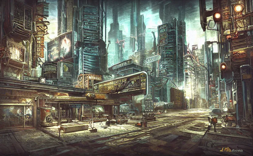 Image similar to small tool extremely detailed cyberpunk ( steampunk ), day light, realistic shaded,