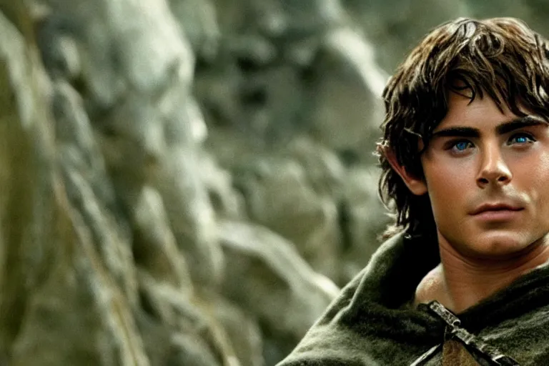 Image similar to zac efron in lord of the rings