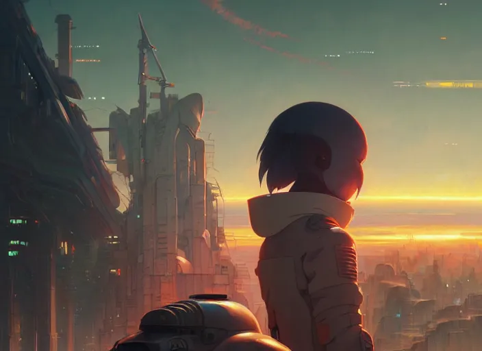 Image similar to cyberpunk mole rat, details, futuristic, epic, destroyed city, landscape illustration concept art anime key visual trending pixiv fanbox by wlop and greg rutkowski and makoto shinkai and studio ghibli and kyoto animation symmetrical facial features