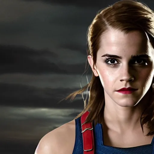 Image similar to emma watson as captain america