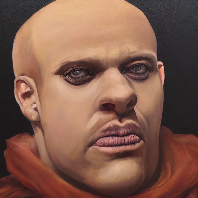 Prompt: Lord Morpheus Dream of the Endless, oil painting portrait