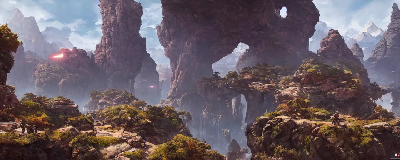 Image similar to landscapes from apex legends, 8 k uhd, unreal engine, octane render in the artstyle of finnian macmanus, john park and greg rutkowski