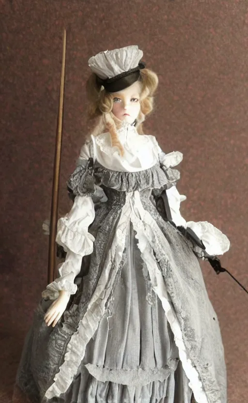 Image similar to dollfie in victorian dress